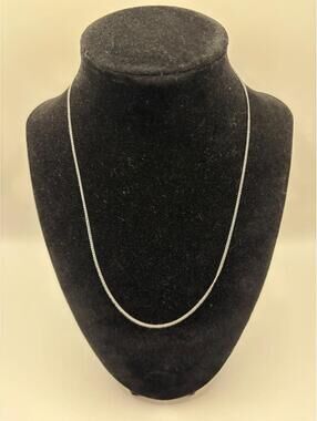 Sarah Coventry Stamped Sterling Chain Necklace